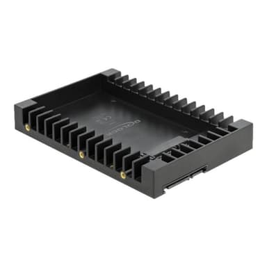 DELOCK 3.5 Zoll Einbaurahmen für 2.5 Zoll SATA Laufwerk schwarz