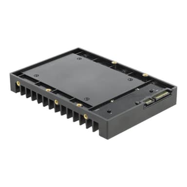 DELOCK 3.5 Zoll Einbaurahmen für 2.5 Zoll SATA Laufwerk schwarz