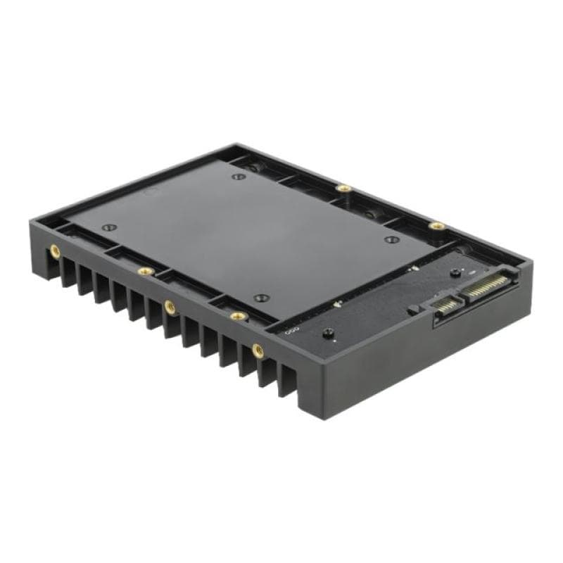 DELOCK 3.5 Zoll Einbaurahmen für 2.5 Zoll SATA Laufwerk schwarz
