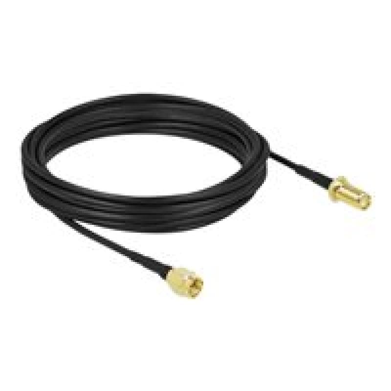 DELOCK Antennenkabel SMA Stecker zu SMA Buchse LMR/CFD100 7,5 m low loss