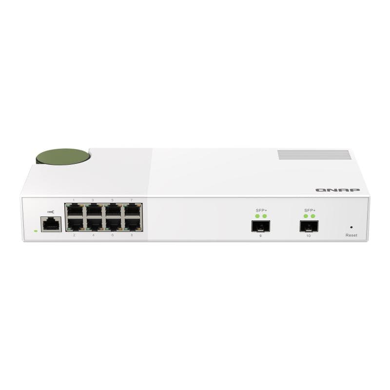 QNAP QSW-M2108-2S - Switch - managed - 2 x 10 Gigabit SFP+ + 8 x 2.5GBase-T - Desktop
