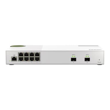QNAP QSW-M2108-2S - Switch - managed - 2 x 10 Gigabit SFP+ + 8 x 2.5GBase-T - Desktop