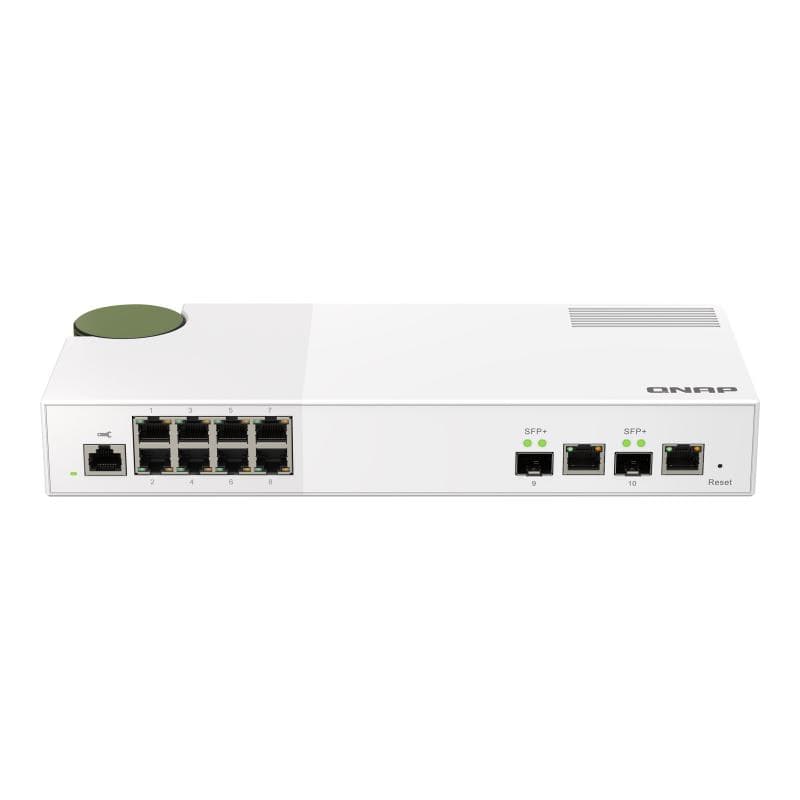 QNAP QSW-M2108-2C - Switch - managed - 2 x 10 Gigabit SFP+ + 8 x 2.5GBase-T - Desktop