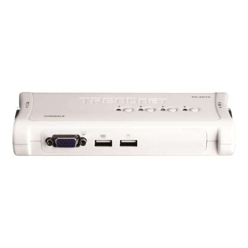 KVM 04 Port/USB TRENDnet TK-407K VGA