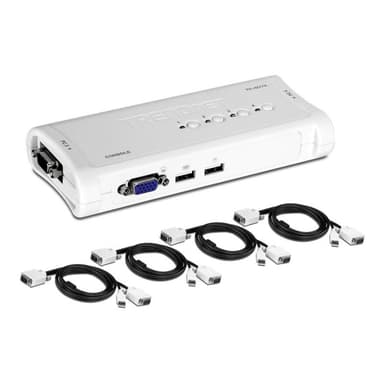 KVM 04 Port/USB TRENDnet TK-407K VGA