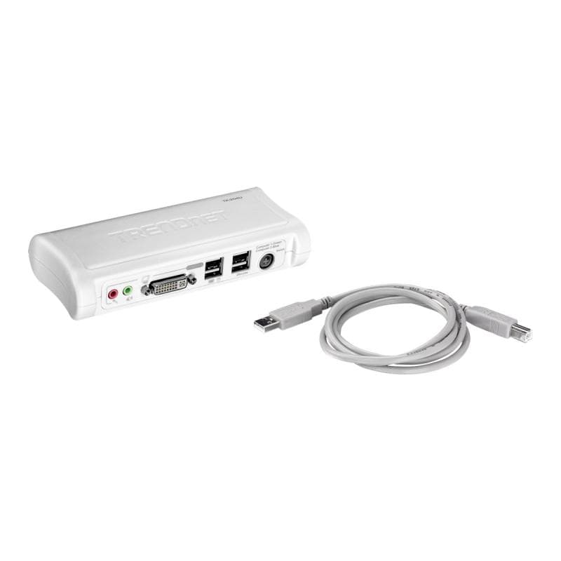 KVM 02 Port/USB TRENDnet TK-204UK +DVI