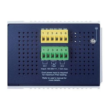 PLANET TECHNOLOGY PLANET Industrial 16-Port 10/100/1000T + 4 1G/2,5 SFP    POE