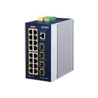 PLANET TECHNOLOGY PLANET Industrial 16-Port 10/100/1000T + 4 1G/2,5 SFP    POE