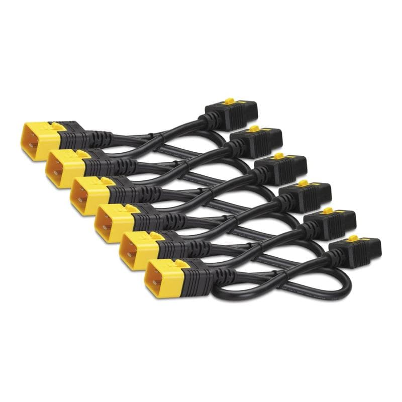 APC Power Cord Kit - Stromkabel - IEC 60320 C19 bis IEC 60320 C20 - 16 A - 61 cm - Rot (Packung mit