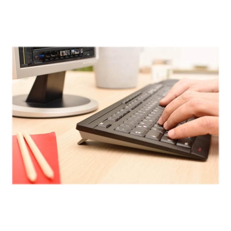 CHERRY Desktop STREAM [CH] Wireless black schw. Layout