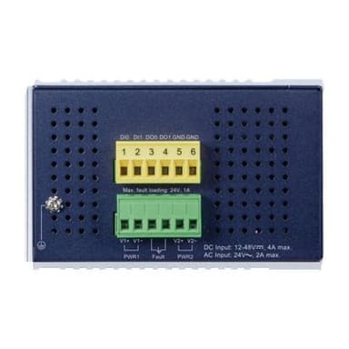 PLANET TECHNOLOGY PLANET Industrial L3 8-Port 1000T + 4-Port 10G SFP+