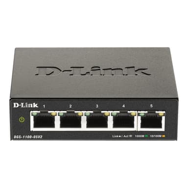 D-LINK 5-Port Layer2 Gigabit Smart Switch, 5x 10/100/1000Mbit/s TP (RJ-45) Port