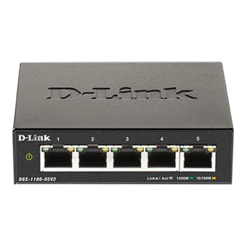 D-LINK 5-Port Layer2 Gigabit Smart Switch, 5x 10/100/1000Mbit/s TP (RJ-45) Port