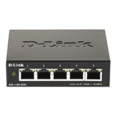 D-LINK 5-Port Layer2 Gigabit Smart Switch, 5x 10/100/1000Mbit/s TP (RJ-45) Port