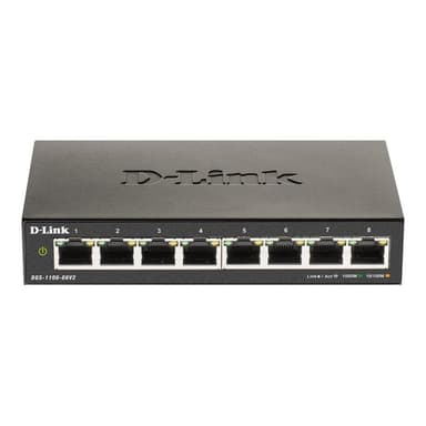 D-LINK 8-Port Layer2 Smart Gigabit Switch, 8x 10/100/1000Mbit/s TP (RJ-45) Port