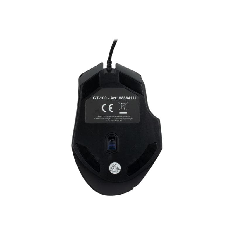 INTERTECH Inter-Tech Gaming-Maus GT-100 RGB, schwarz retail