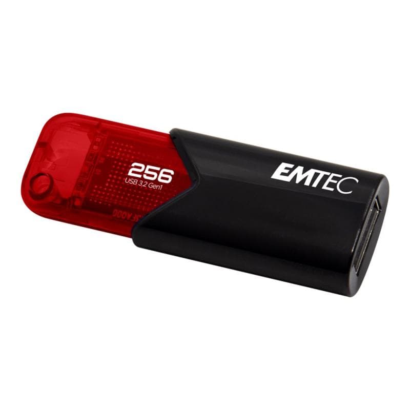 EMTEC USB-Stick 256GB B110  USB 3.2 Click Easy Red