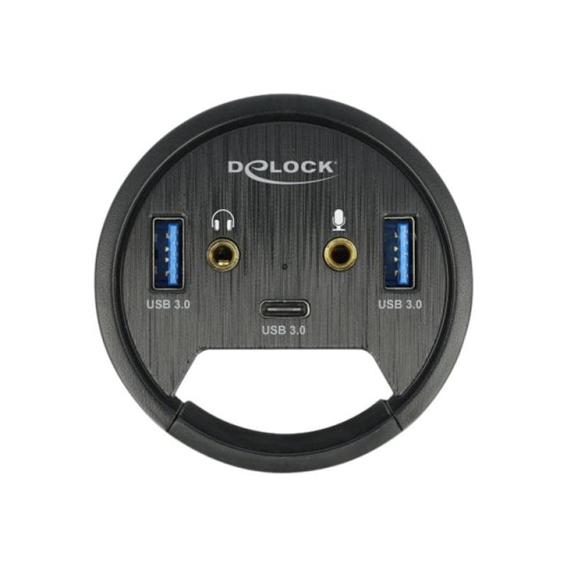 DELOCK 3P Tisch-Hub 1xUSB-C+2xUSB-A+HD | 62794