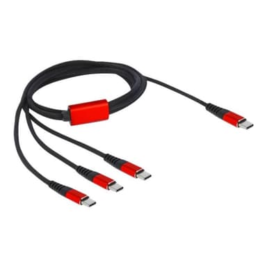 DELOCK USB 3in1 Typ-C>3xUSB-C 1m | 86713