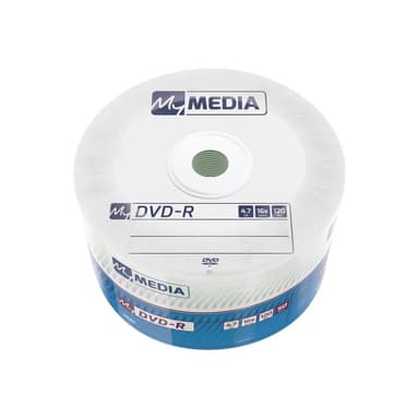 VERBATIM 1x50 MyMedia DVD-R 4,7GB 16x Speed matt silver Wrap (69200)