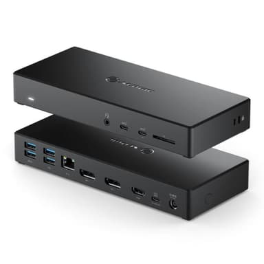 ALOGIC DockingStation USB-C Dreifachanzeige schwarz