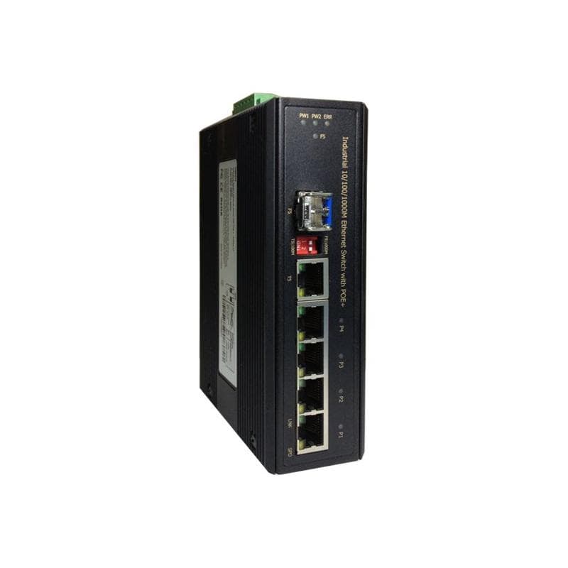 LEVELONE Switch  5x GE IGP-0501 4xGE 1xGSFP           4xPoE+
