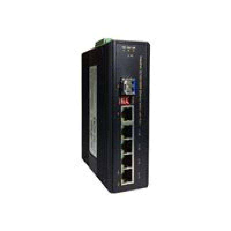 LEVELONE Switch  5x GE IGP-0501 4xGE 1xGSFP           4xPoE+
