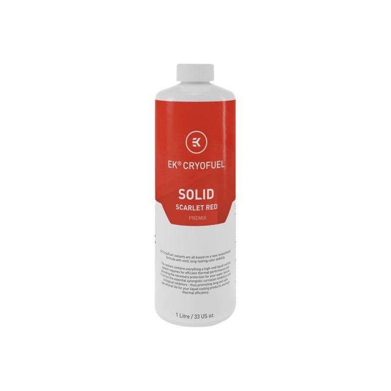 EKWB CryoFuel Solid Scarlet Red 1000ml | Premix