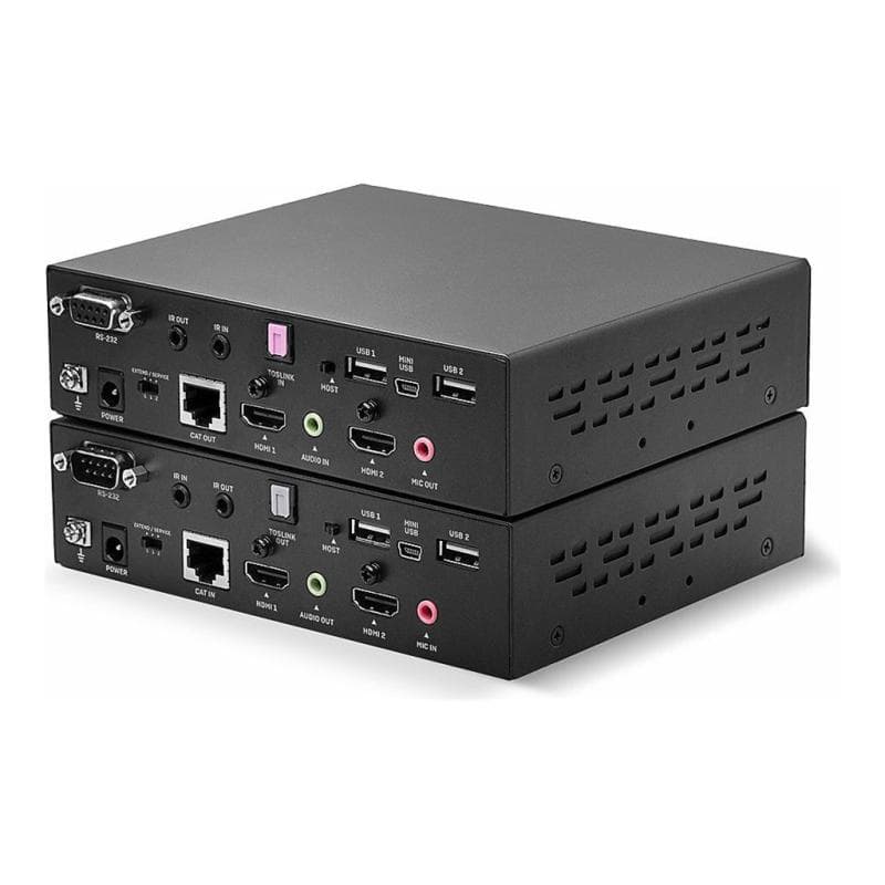 LINDY 100m Cat.6 Dual Head HDMI, USB & RS232 Extender