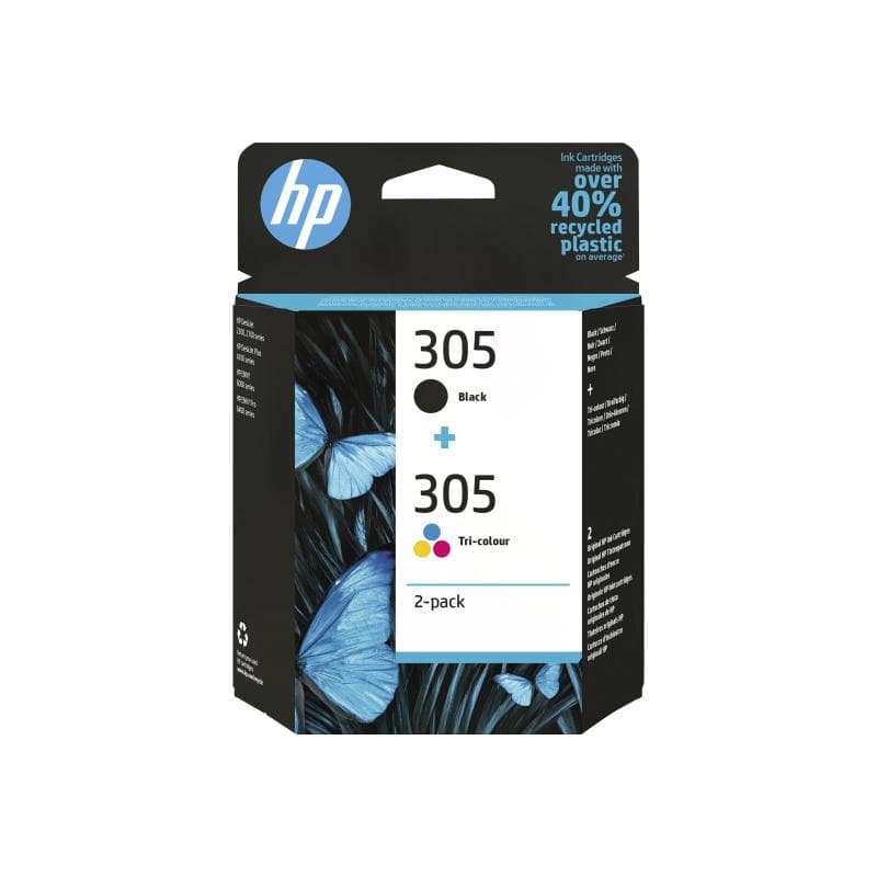 HP Ink/305 2pk Original Cart CMYK