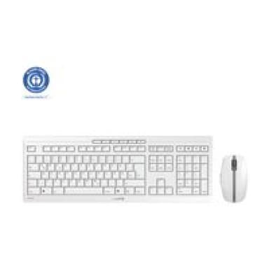 CHERRY Stream Desktop DE-Layout, USB, inkl. Maus, pale grey