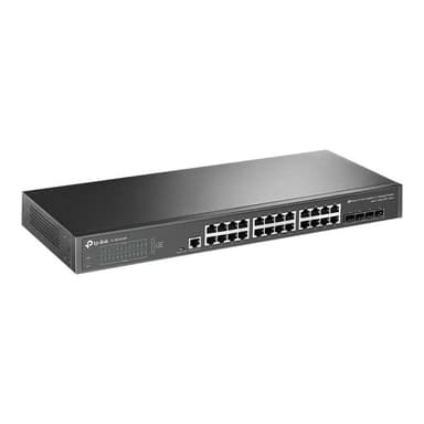 TP-LINK JetStream? 24-Port Gigabit L2+ Managed Switch with 4 10GE SFP+ Slots