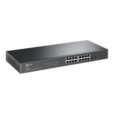 TP-LINK JetStream 16-Port Gigabit Smart Switch with 2 Gigabit SFP Slots