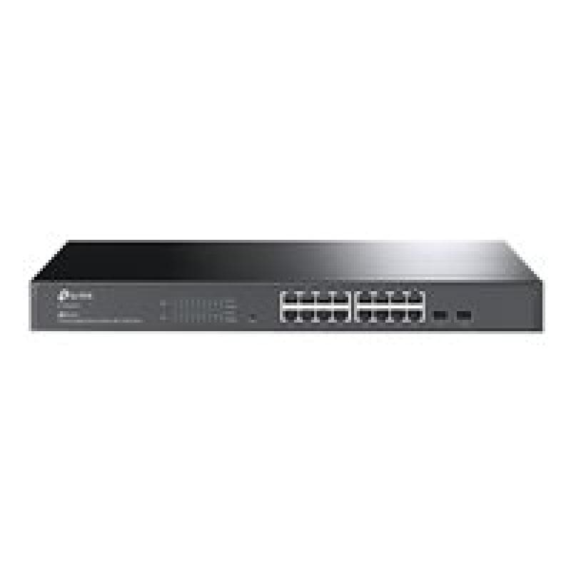 TP-LINK JetStream 16-Port Gigabit Smart Switch with 2 Gigabit SFP Slots