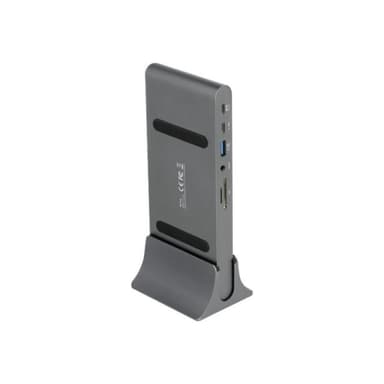 DELOCK USB Type-CT DP 1.4 Dockingstation Triple 4K Display - HDMI / DisplayPort / USB / LAN / SD / P