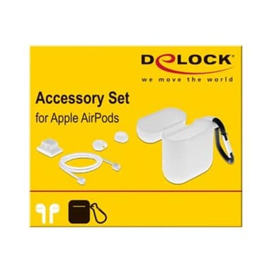 DELOCK Apple AirPods Zubehörset weiß