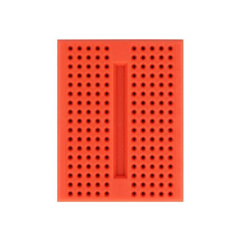 DELOCK Experimentier-Mini Steckbrett 170 Kontakte rot