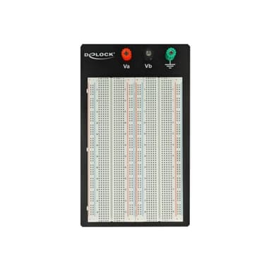 DELOCK Experimentier-Steckbrett mit Bodenplatte 1260/400 Kontakte