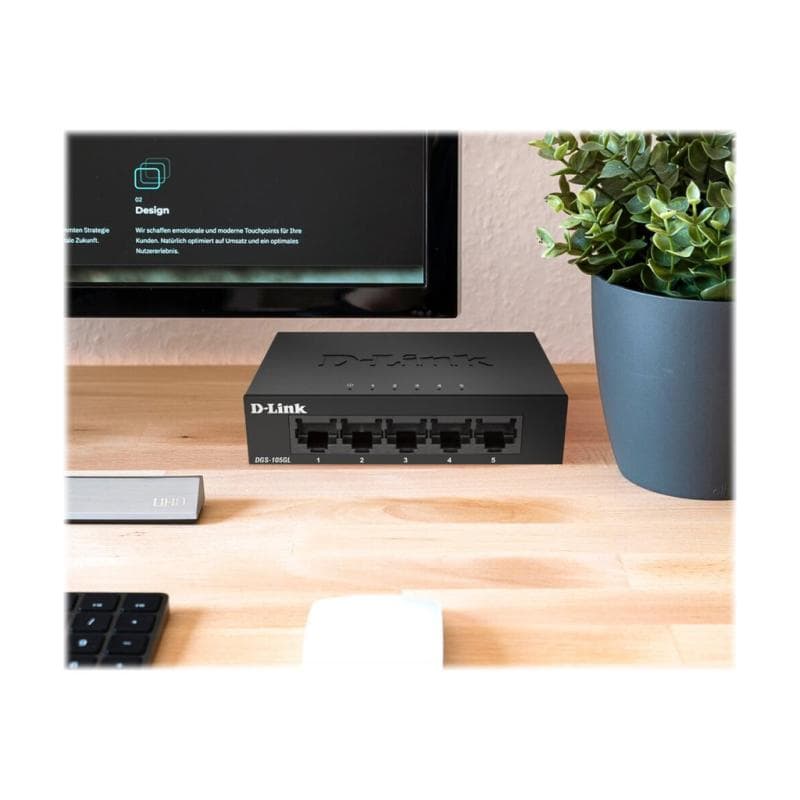D-LINK 5-Port Layer2 Gigabit Light Switch ohne IGMP