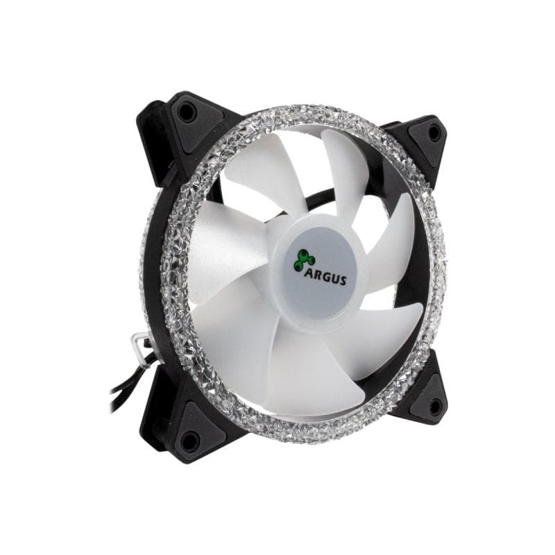 INTERTECH 120*120*25 ARGUS RGB-FAN SET RS-07, 3X LED retail