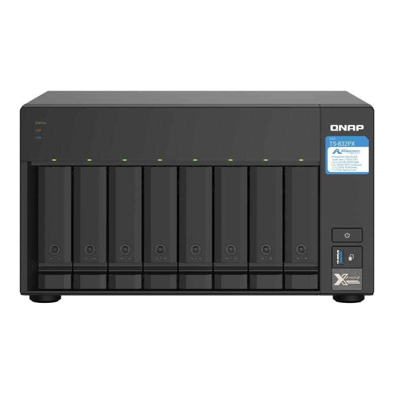 QNAP NAS TS-832PX-4G 8bay DESKTOP