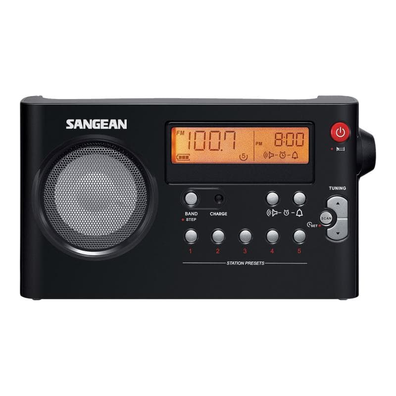 SANGEAN PR-D7 Kofferradio UKW, MW Schwarz