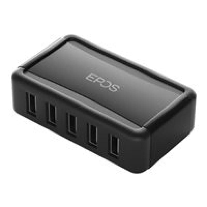 EPOS MCH 7 Multi USB Stromversorgung - lädt bis zu 7 CH 10 Einheiten (DW Offic