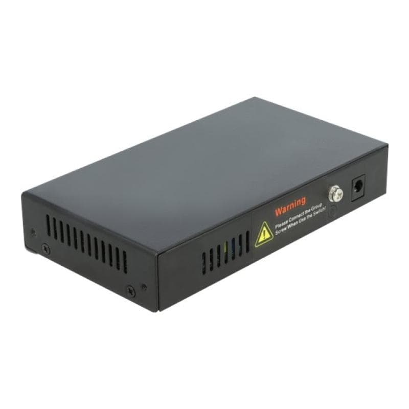 DELOCK Gigabit Ethernet Switch 4 Port PoE + 1 SFP