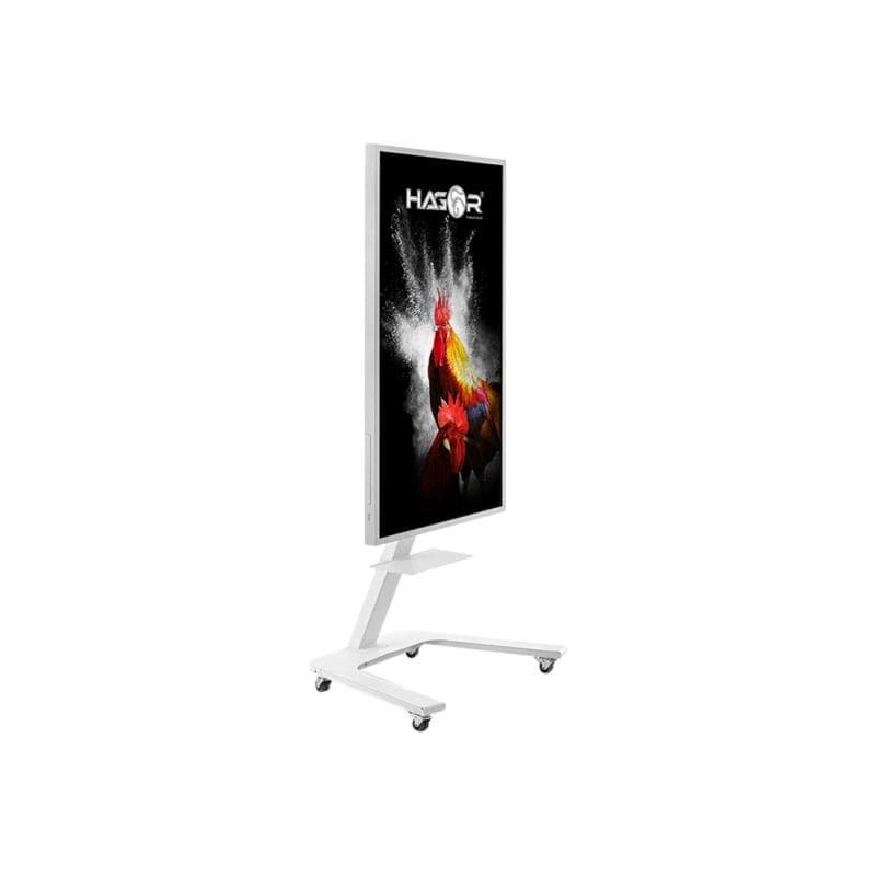 HAGOR ST SA Flip II 165cm 65Zoll mobiles Standsystem fuer SAMSUNG WM65R frei drehbar Landscape auf P