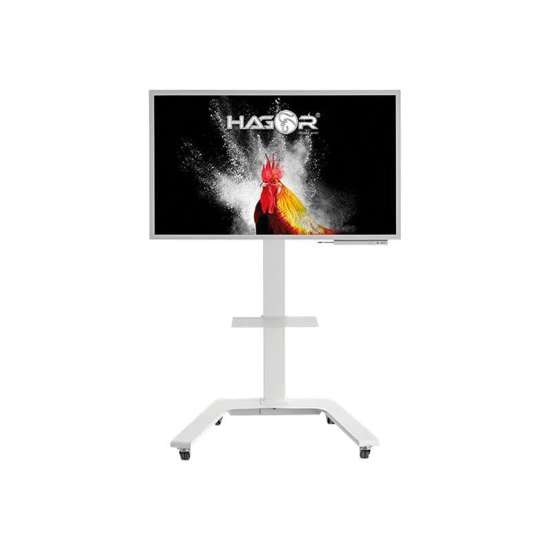 HAGOR ST SA Flip II 139,7cm 55Zoll mobiles Standsystem fuer SAMSUNG WM55H/R frei drehbar Landscape a