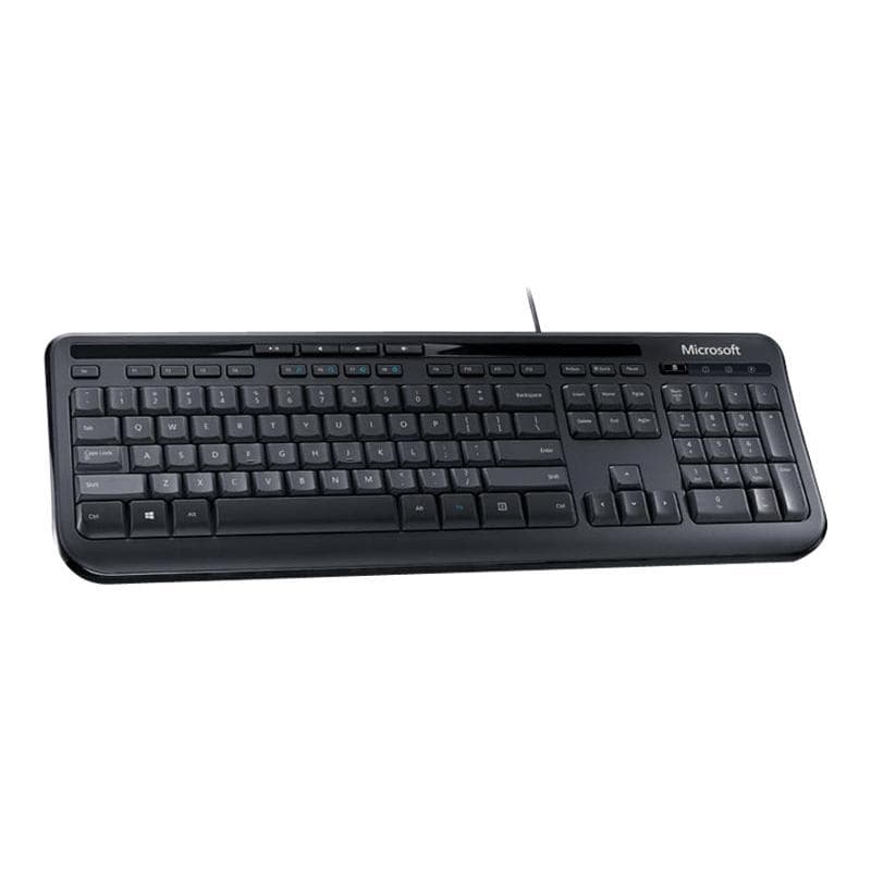 MICROSOFT Keyboard Wired 600 black (DE)