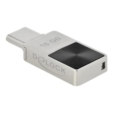 DELOCK Mini USB 3.2 Gen 1 USB-C Speicherstick 16 GB - Metallgehäuse