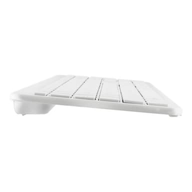 DELOCK USB Tastatur 2,4 GHz kabellos weiß (flach)