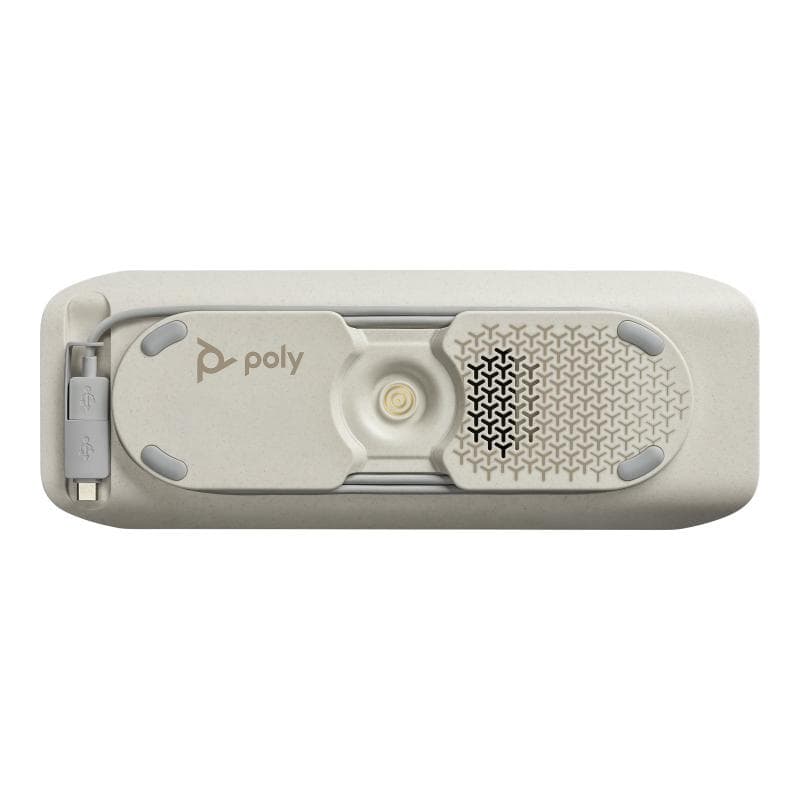POLY SYNC 40+ SY40 USB-A/BT600 USB Bluetooth Konferenzlautsprecher inkl. kombiniertes USB-A/USB-C-Ka